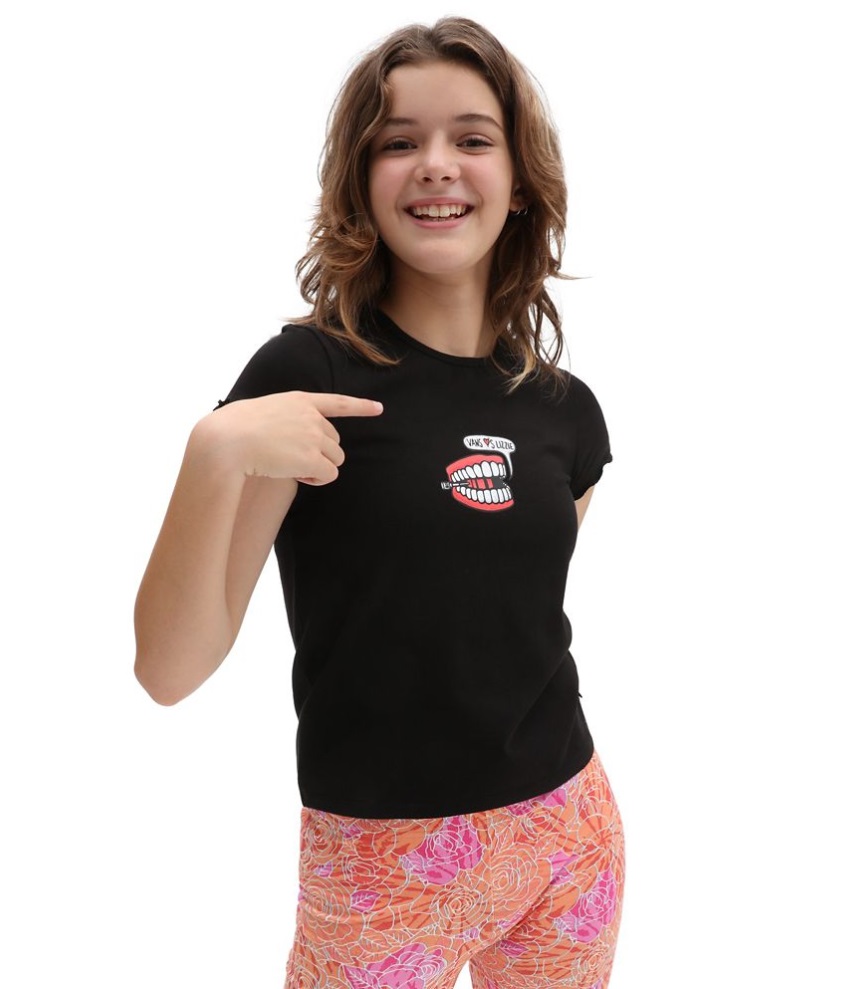 Vans Youth Little Lizzie SS Hightide Black
