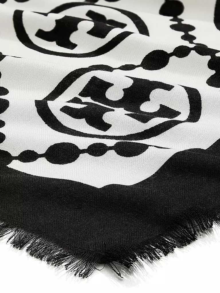 TORY BURCH Schal schwarz