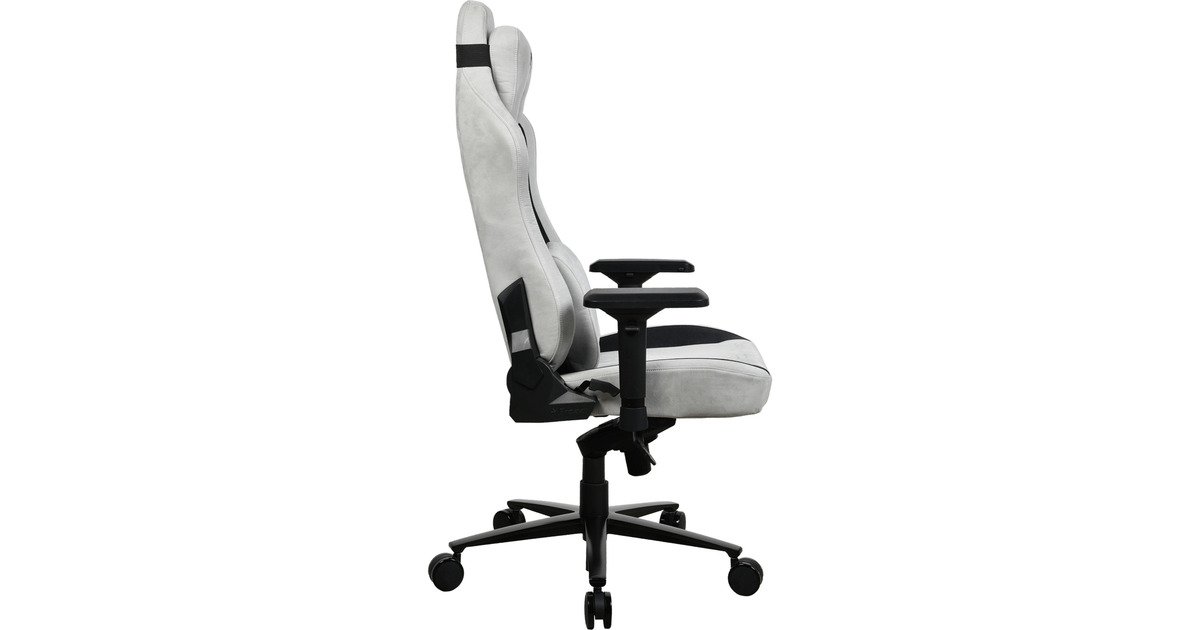 ArozziVernazza Supersoft Fabric - Light Grey gamestoel  (Lichtgrijs)