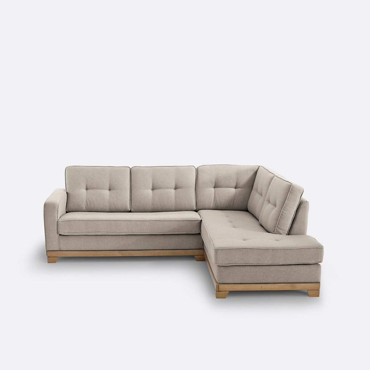SO'HOME<br>Sofá de canto em poliéster mesclado, Bultex, Ajis