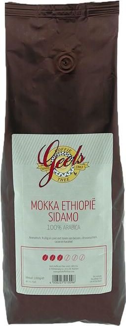 Geels - Mokka Ethiopia Sidamo - Koffiebonen - 1 kg - 100% Arabica