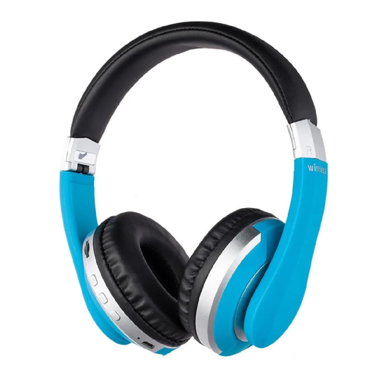 Universal Casque Bluetooth bleu