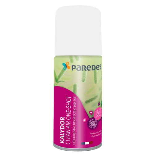 Désodorisant désinfectant menthe one-shot Paredes Kalydor Clean Air One-Shot aérosol de 150ml
