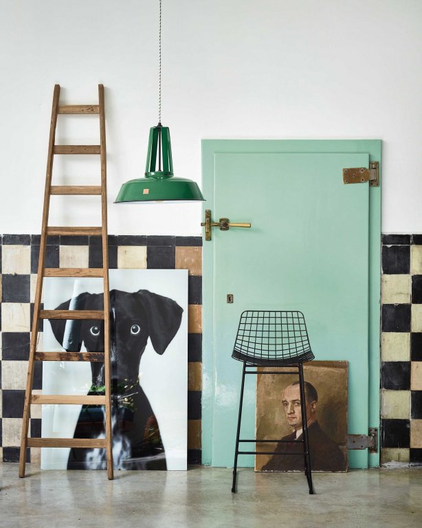 HKliving Wire barkruk zwart