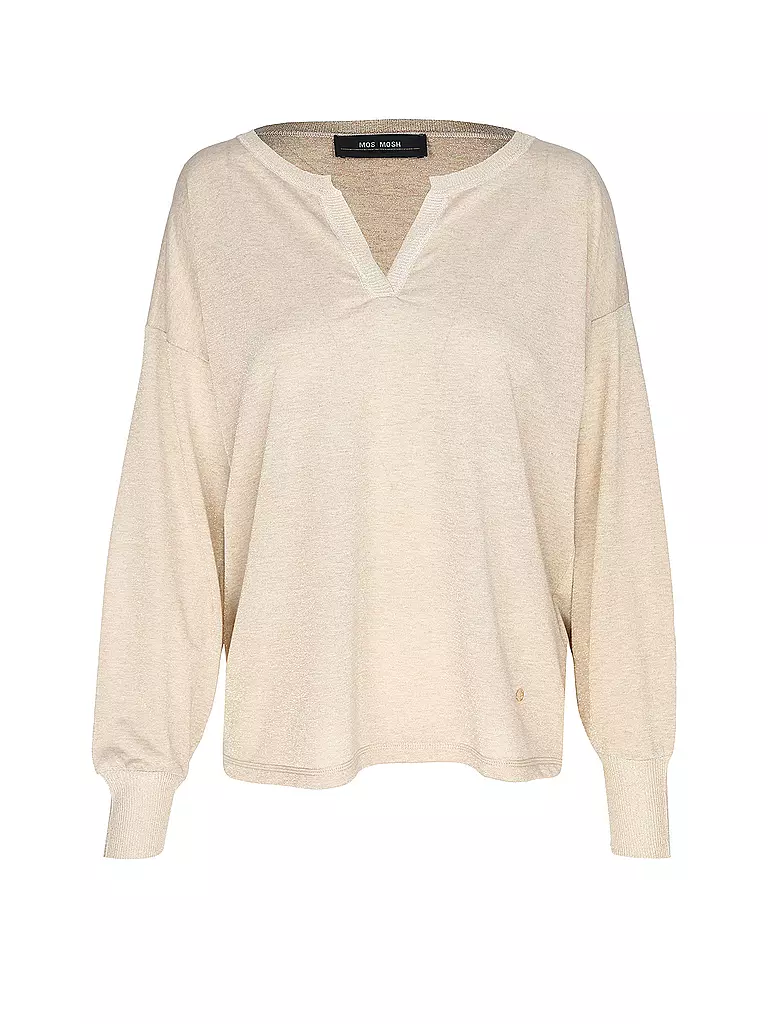 MOS MOSH Langarmshirt MMKILANALS creme