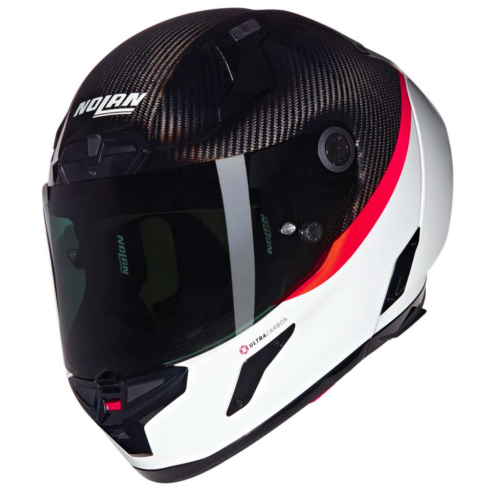 Nolan - Casque X-804 RS Ultra Carbon D.O.C. Carbone / Blanc / Brillant