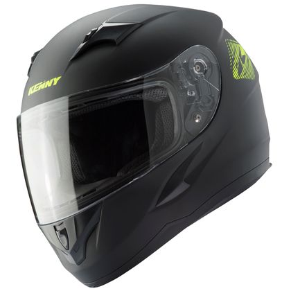 Casque Kenny TARGA KID BLACK NEON YELLOW - Noir / Jaune