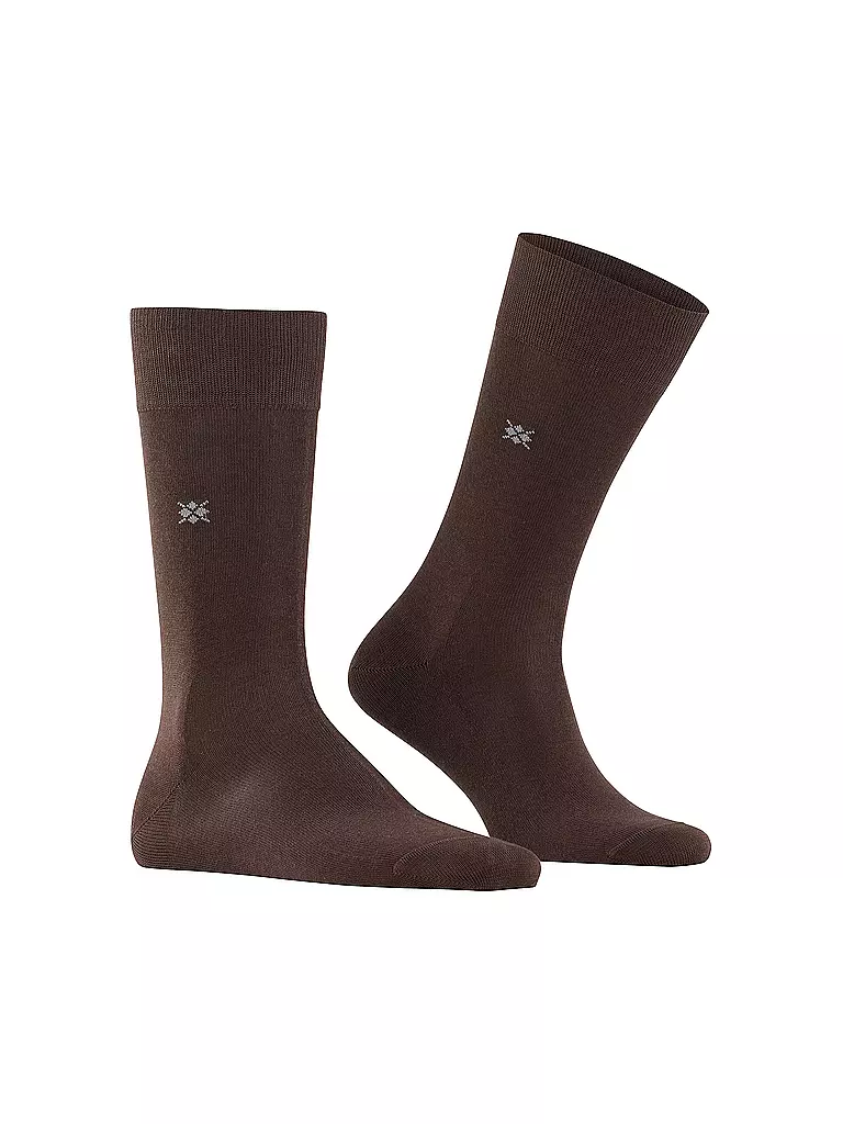 BURLINGTON Herren Socken DUBLIN SO 40-46 chocolate braun