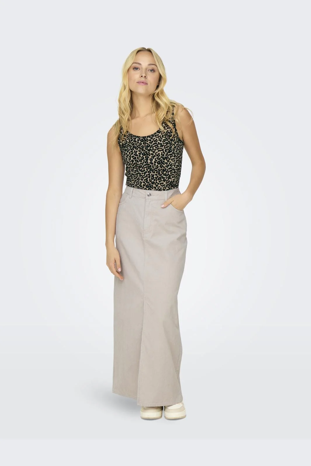 Only Onllive Love S/L Tank Top 4695398 ginger root tikkie leo