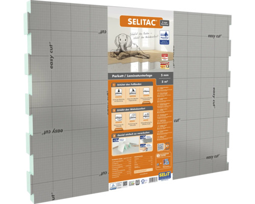 SELITAC® 5 mm AquaStop parket- en laminaatondervloer 5 m²