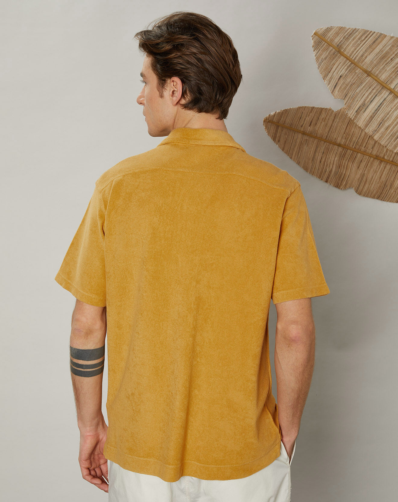 Hartford Polo chemise en Eponge mango