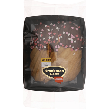 Kraakman Roomboter Sprits met Chocolade 5 Stuks