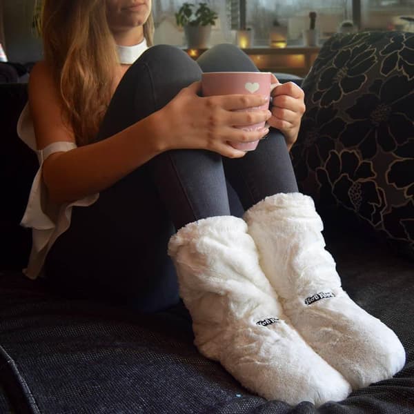 Hot Boots Deluxe, Varmetøfler - Hvit