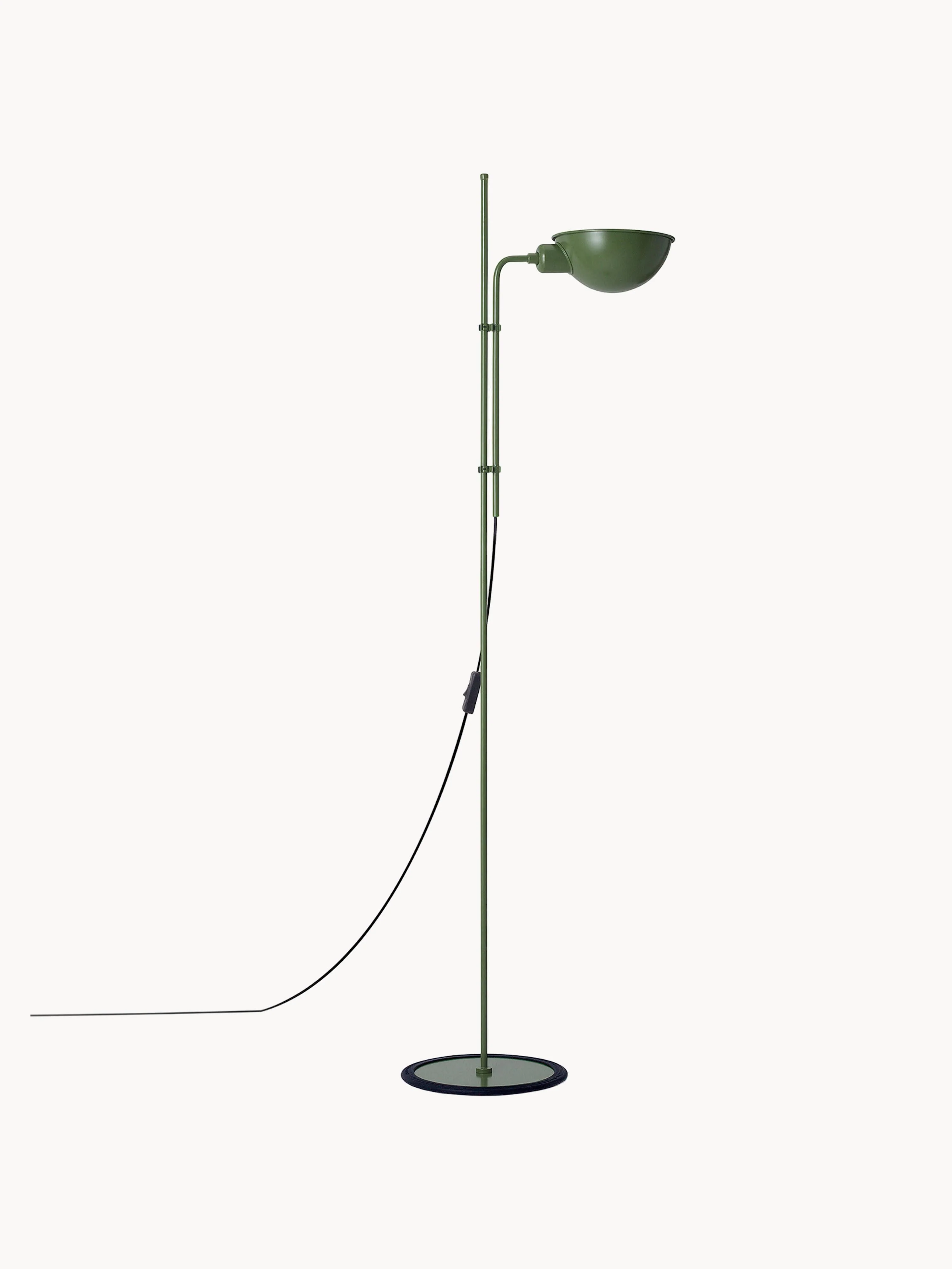 Kleine vloerlamp Funiculí met verstelbare lampenkap