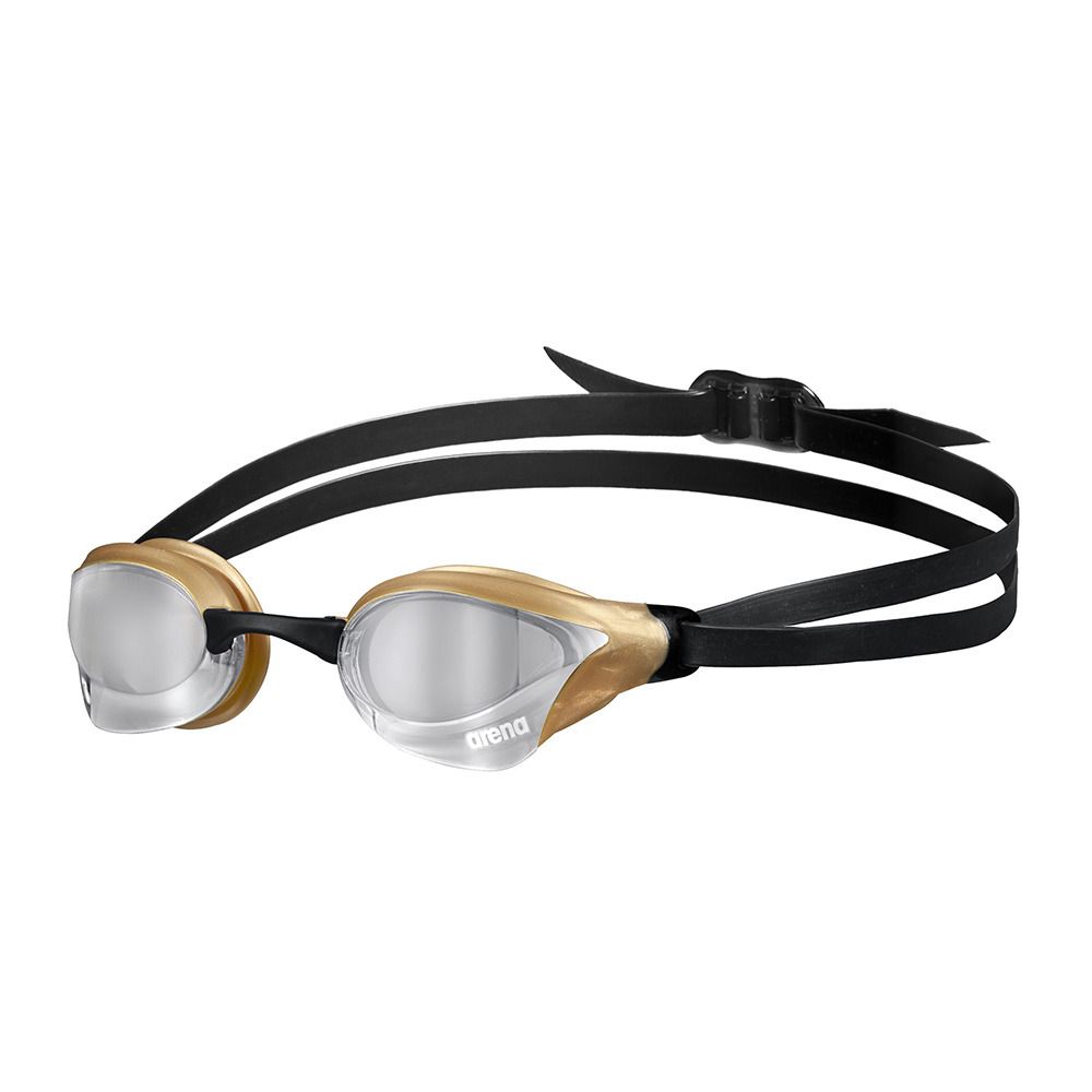 Arena COBRA CORE SWIPE MIRROR - Lunettes de natation silver/gold