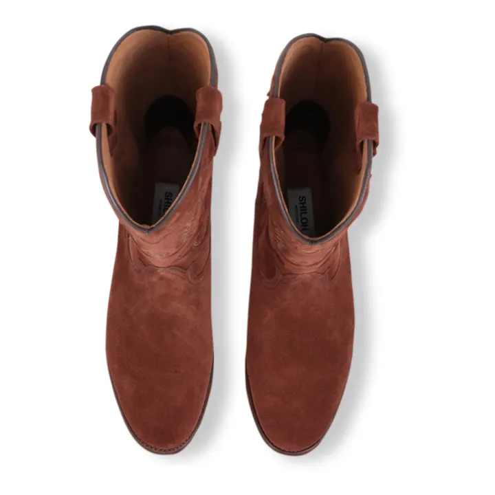 Shiloh Heritage Bottes Midnight Daim | Terracotta
