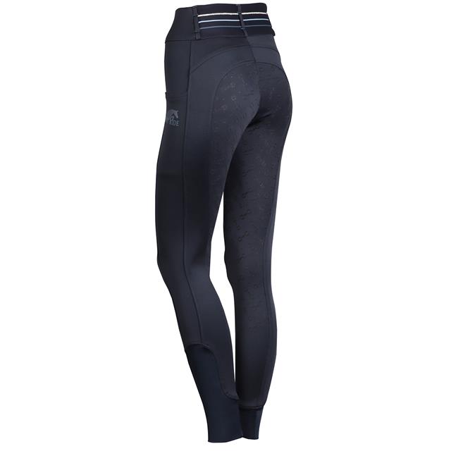 Paardrijlegging Harry's Horse Just Ride Retro Full Grip Donkerblauw