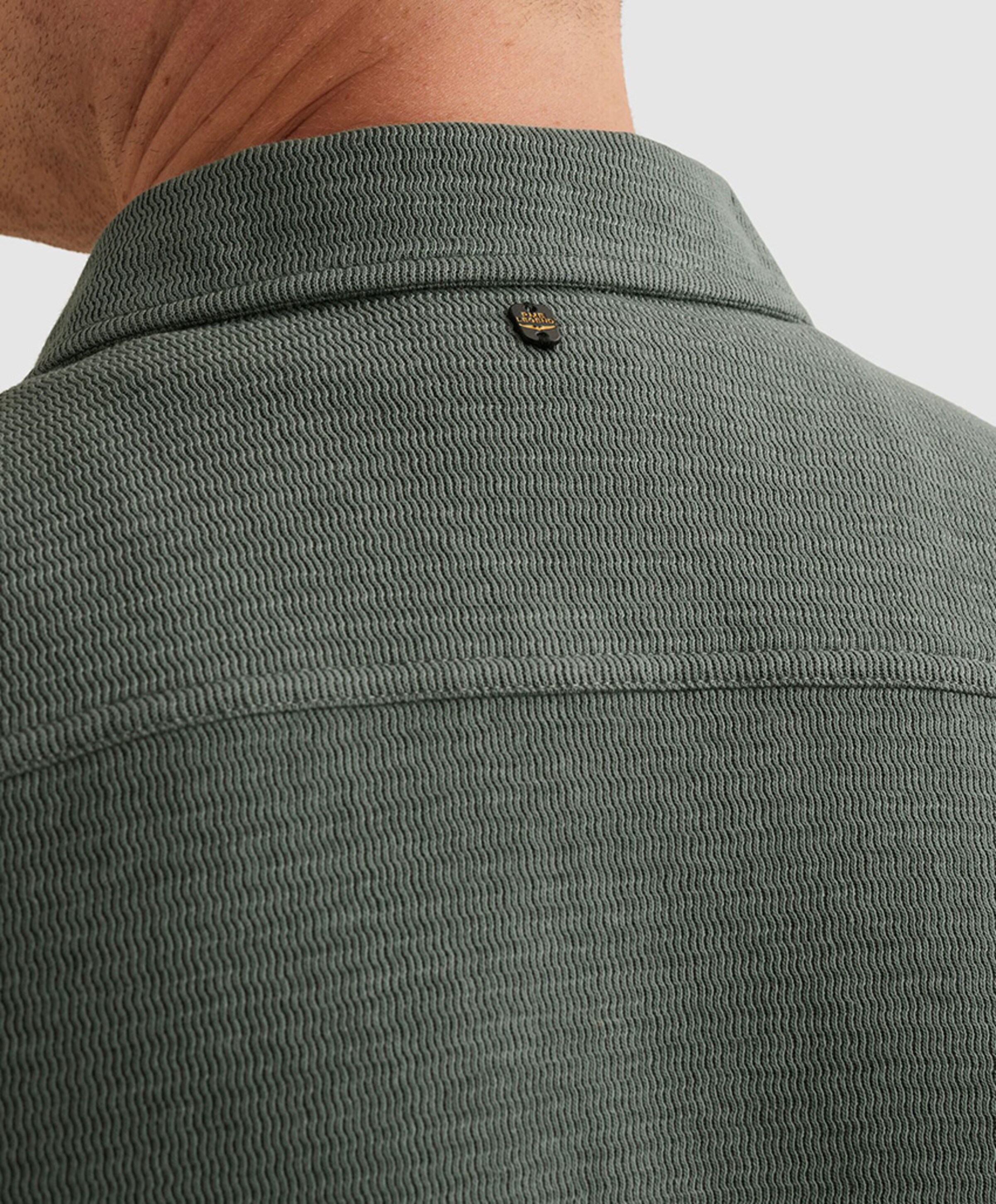 PME Legend Heren overhemd korte mouw groen