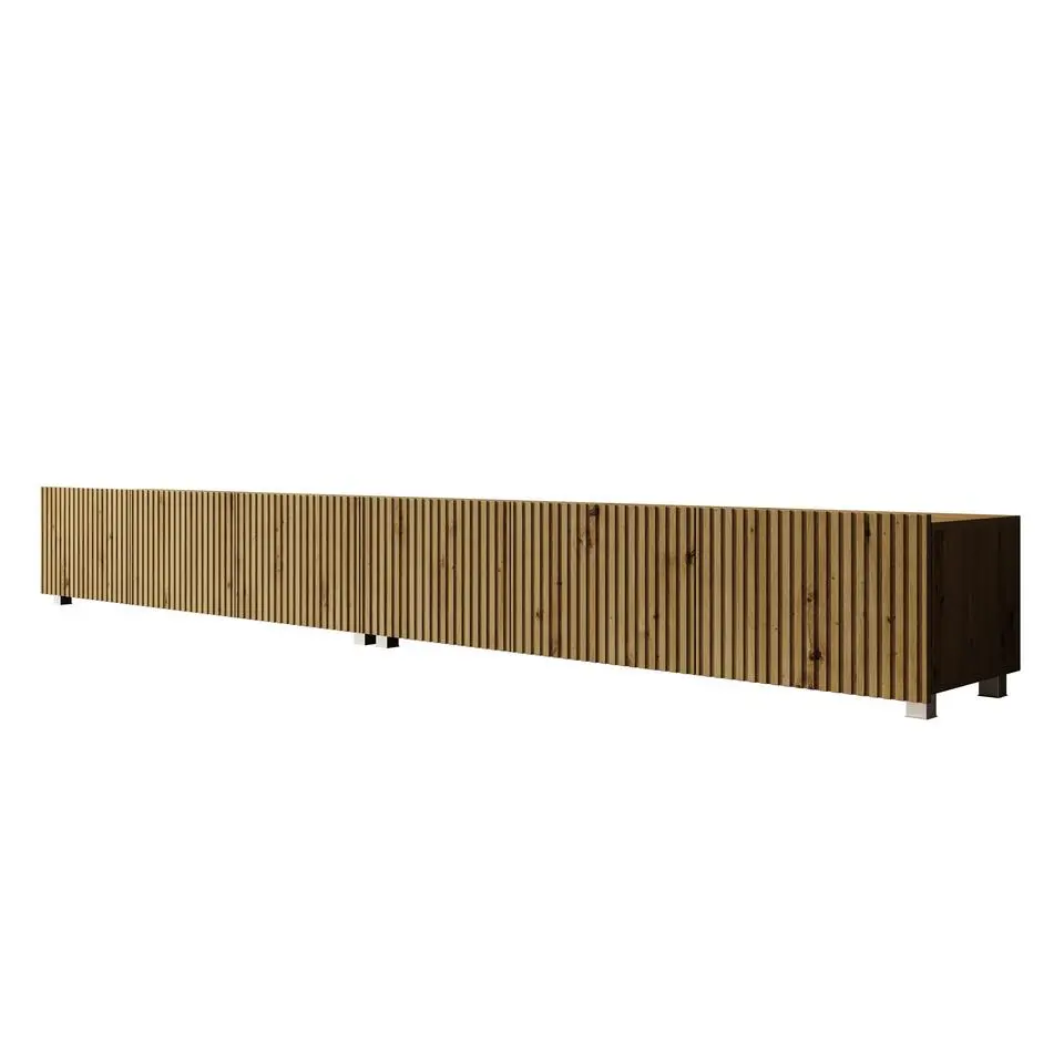 Meubella - TV-Meubel Kenderes - Eiken - 300 cm