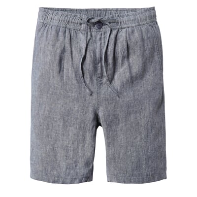 Herrenshorts Leinen, Blaumelange