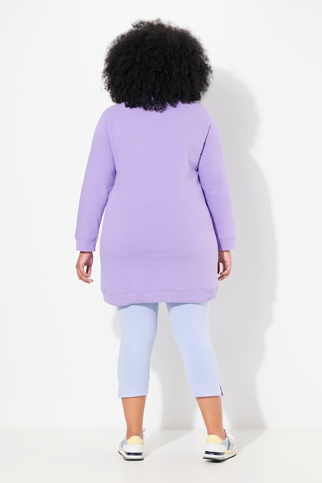 Sweatkleid, Stehkragen, Langarm, Taschen