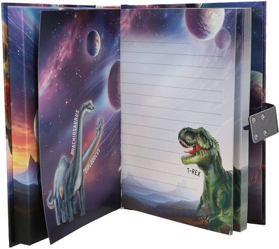 Dino World Dagbok med Kode & Musikk
