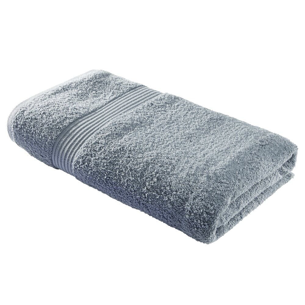 Drap de bain 70x130cm coton gris denim