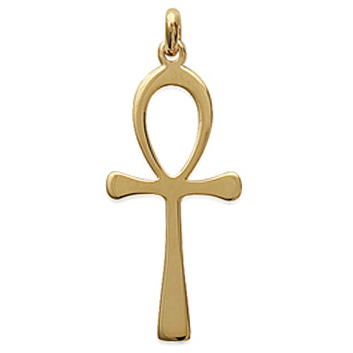 Pendentif Brillaxis croix égyptienne plaqué or