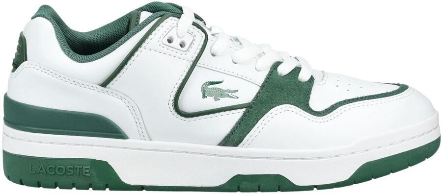 Lacoste Courtcage Set sneakers wit donkergroen