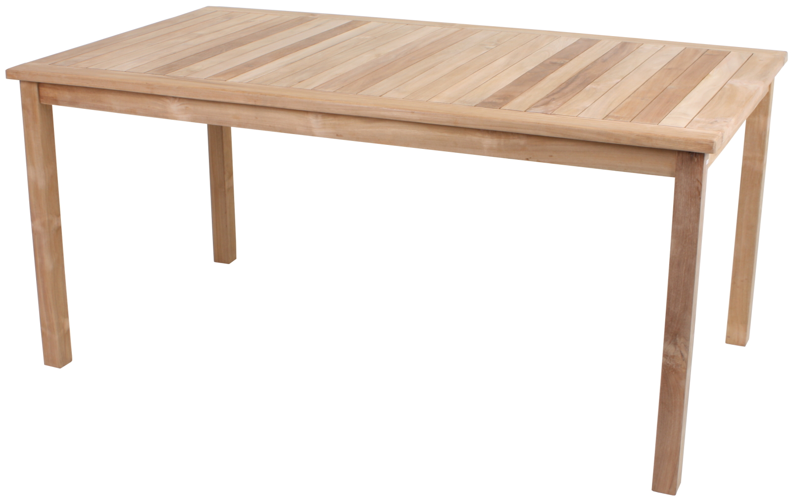 7-teilige Tischgruppe SOLO 07 - natur - Teak Massivholz