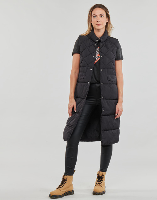 Only - ONLSTACY QUILTED LONG WAISTCOAT OTW - Noir