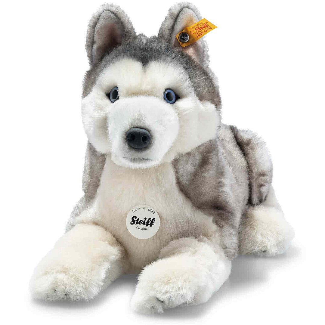Steiff knuffelhond husky bernie - 33 cm