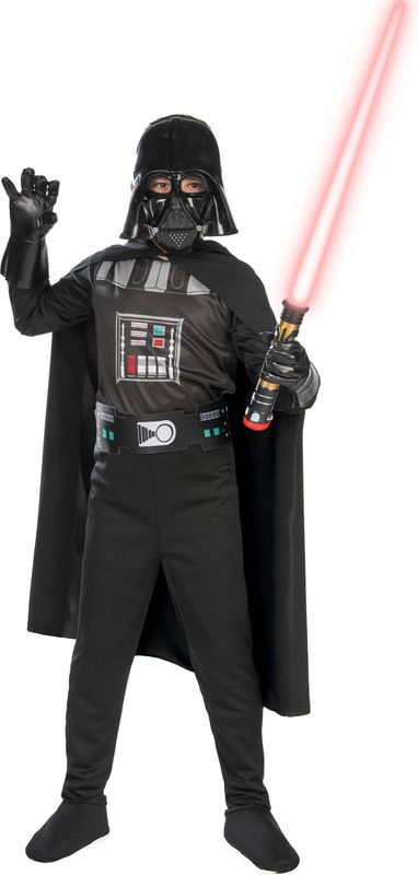 Darth Vader - Kostuum - Zwart - Voor Kinderen - Verkleedkleding