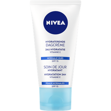 NIVEA Hydraterende Dagcrème SPF15 - 50ml - Gezichtscreme - Met vitamine E - Normale huid