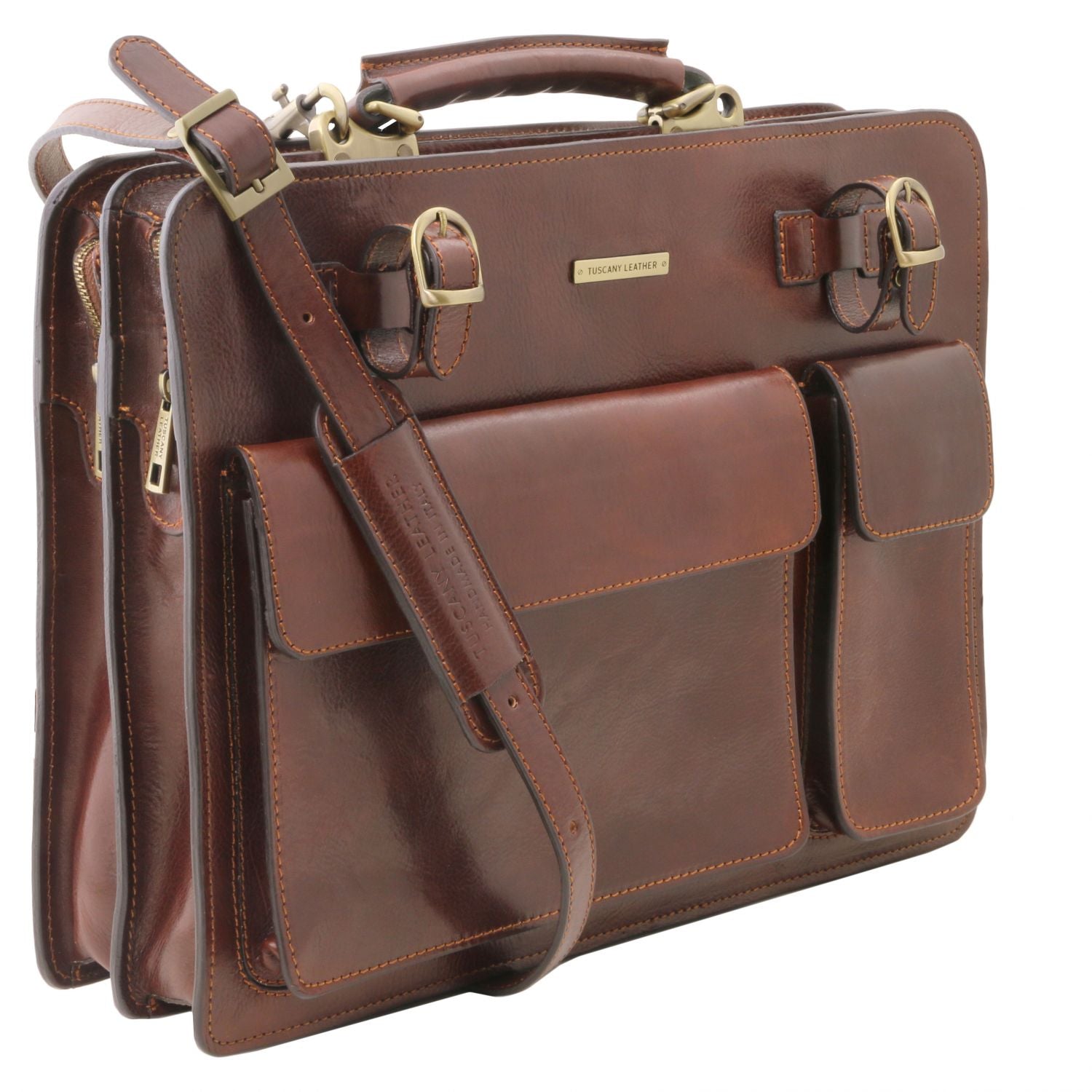 TL141268 – Venezia – leren Aktetas 2 compartments