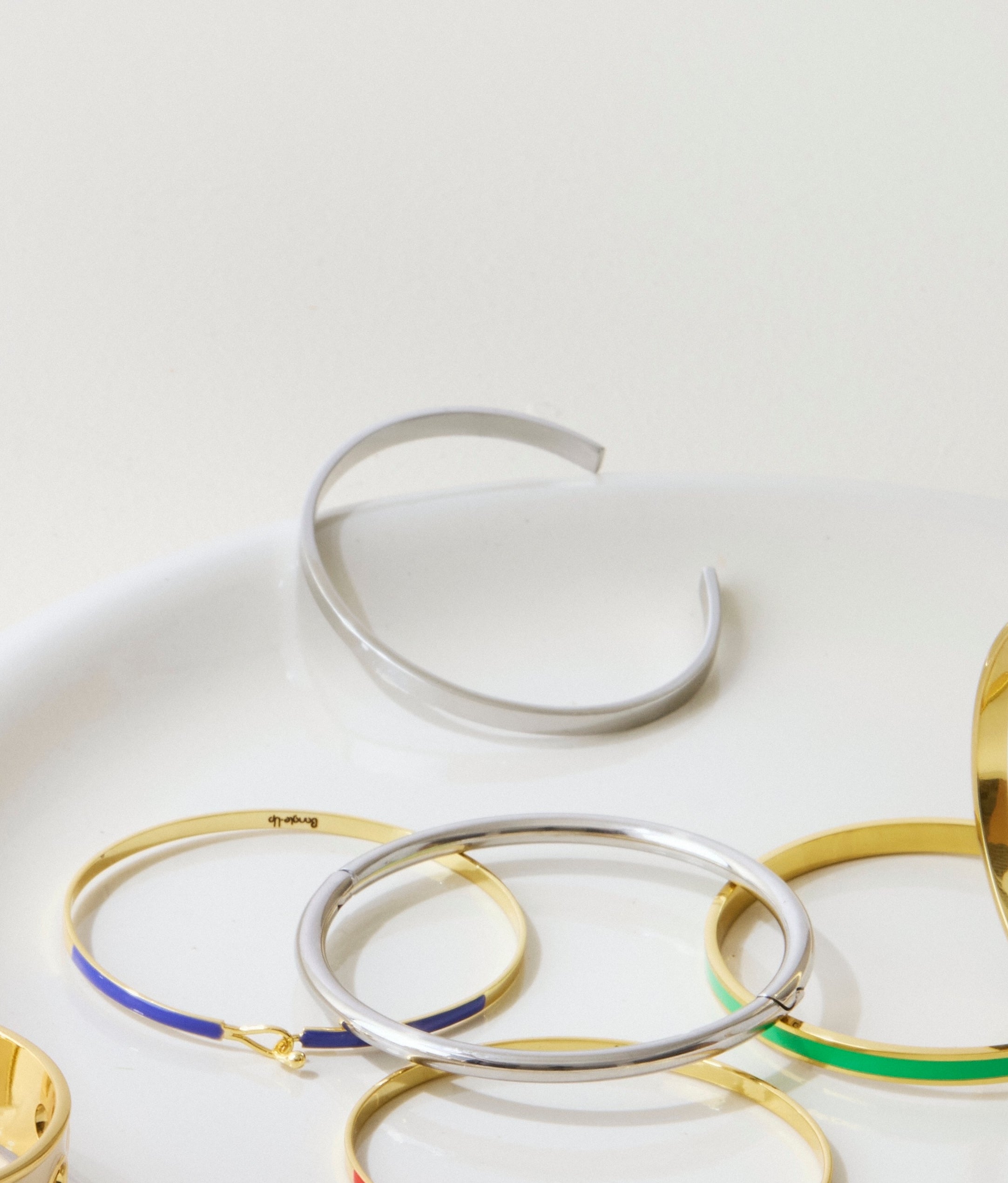 Bangle Up  Bangle armbånd - Rhodium