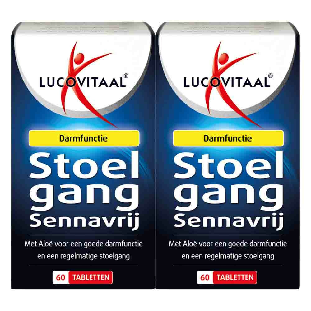 2x Lucovitaal Stoelgang Sennavrij60 tabletten