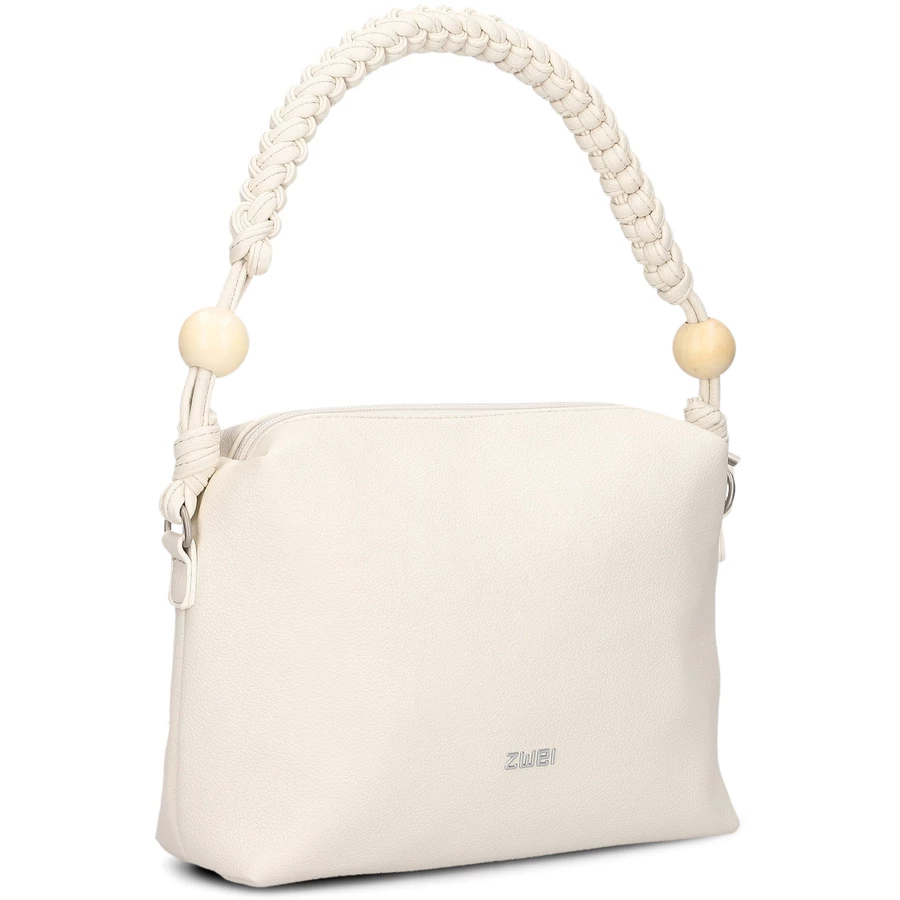 zwei Perla PE60 - Schultertasche 27 cm off-white