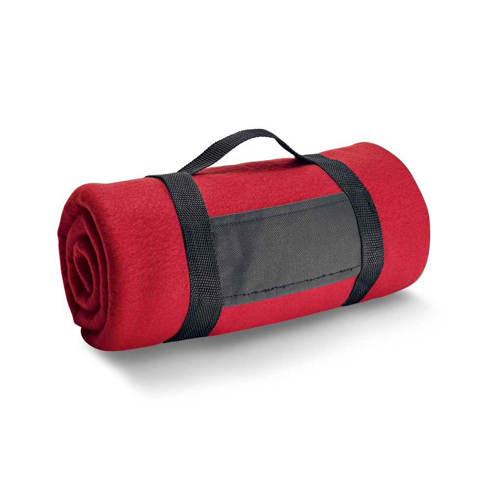 hi!dea 99074 - Couverture polaire (180 g/m²) avec poignée amovible