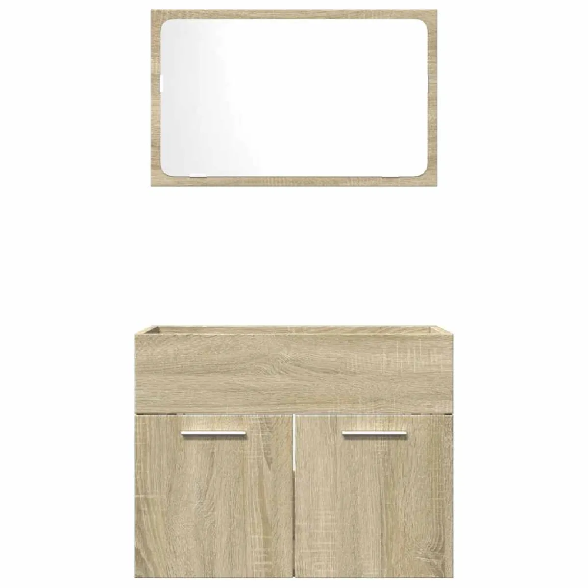 vidaXL Ensemble salle de bain chêne sonoma