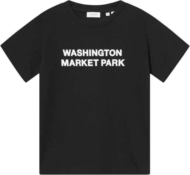 Les Deux Washington T-Shirt Kids Black/light ivory