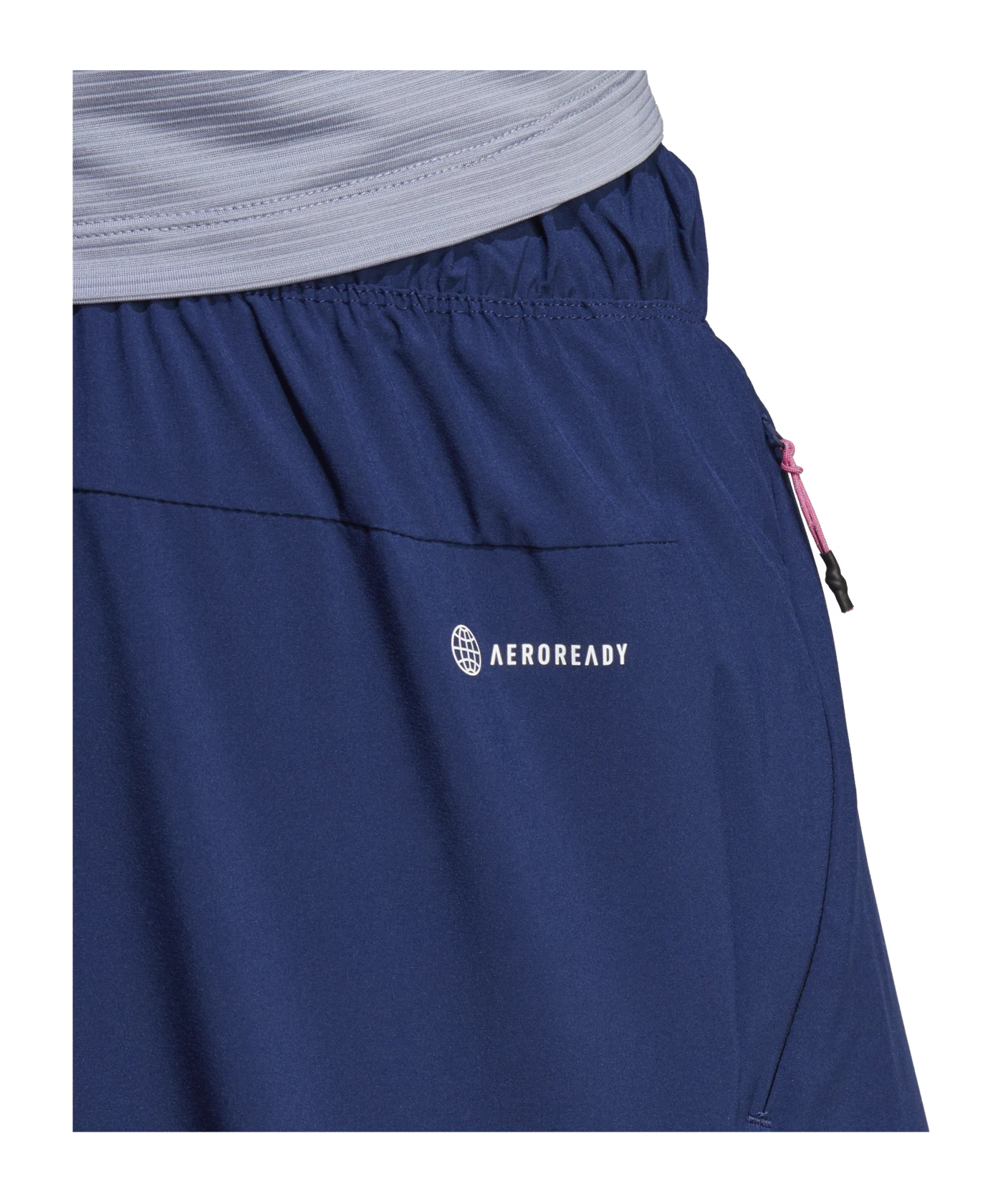 adidas 3Bar Short Blau Gelb Orange