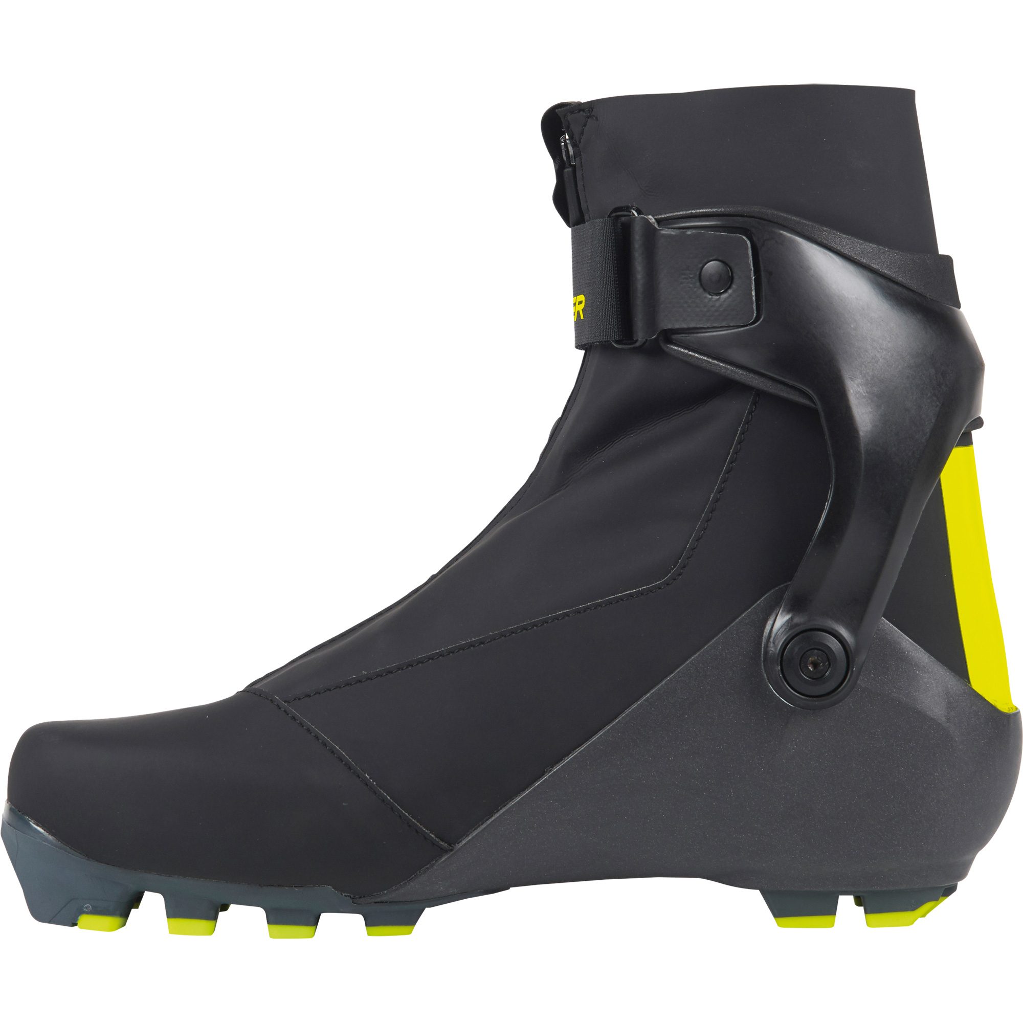 Fischer Carbon Skate Langlaufschuhe Herren schwarz gelb