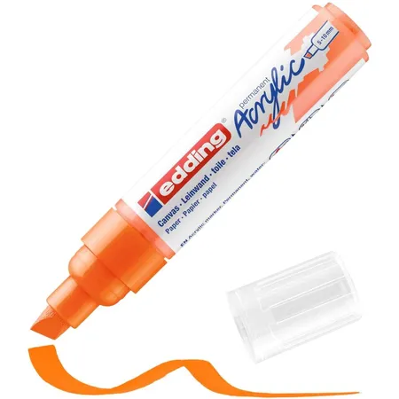 edding 5000 Acrylmarker breit - neon-orange