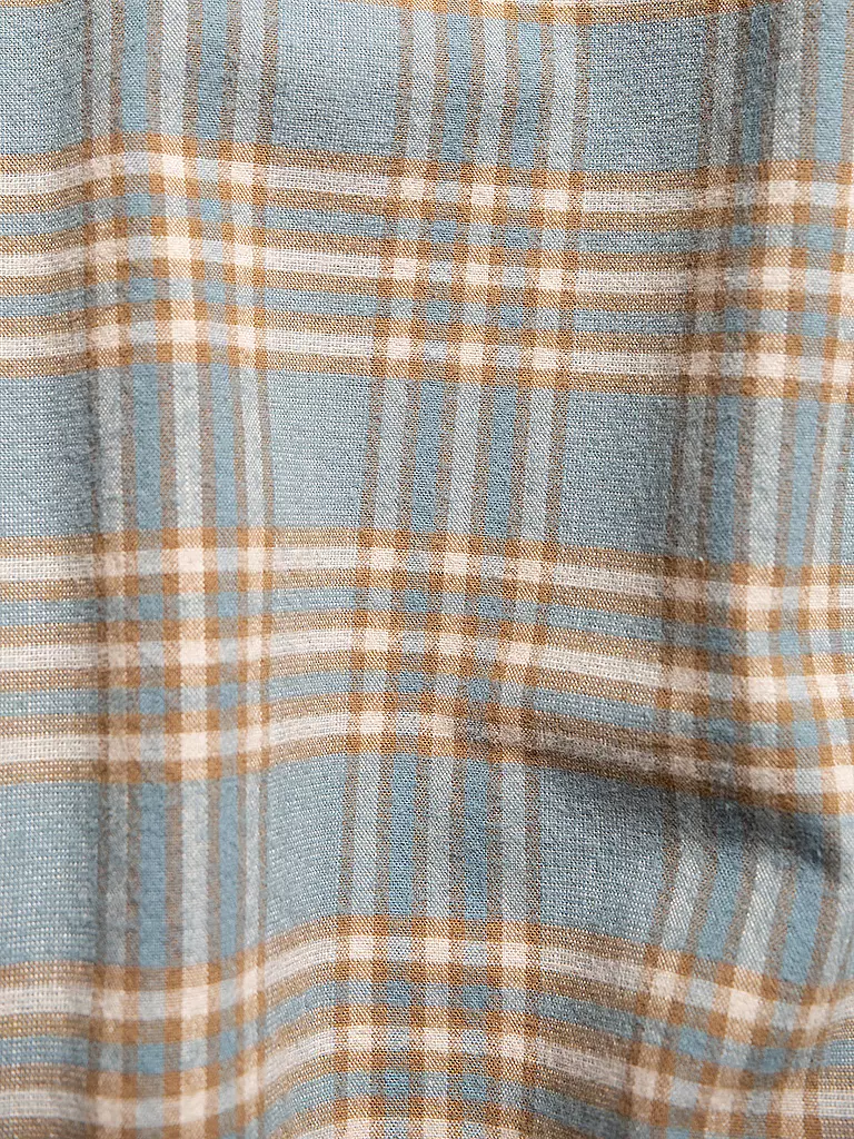 NUDIE JEANS Flanellhemd FILIP PRARIE hellblau