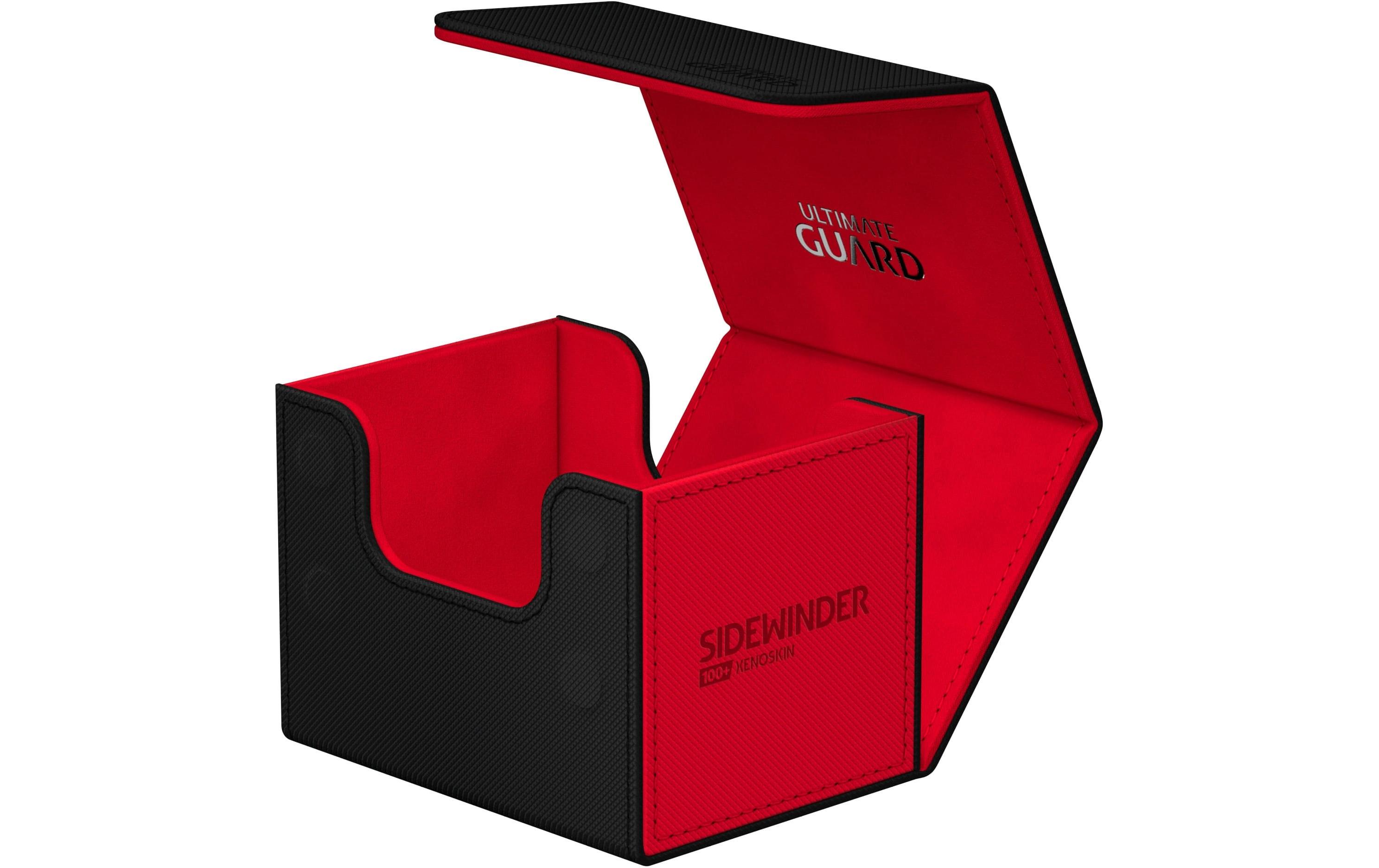 Kartenbox XenoSkin Synergy Sidewinder 100+ Schwarz/RotHochwertige Box für Sammelkarten in Standardgrösse