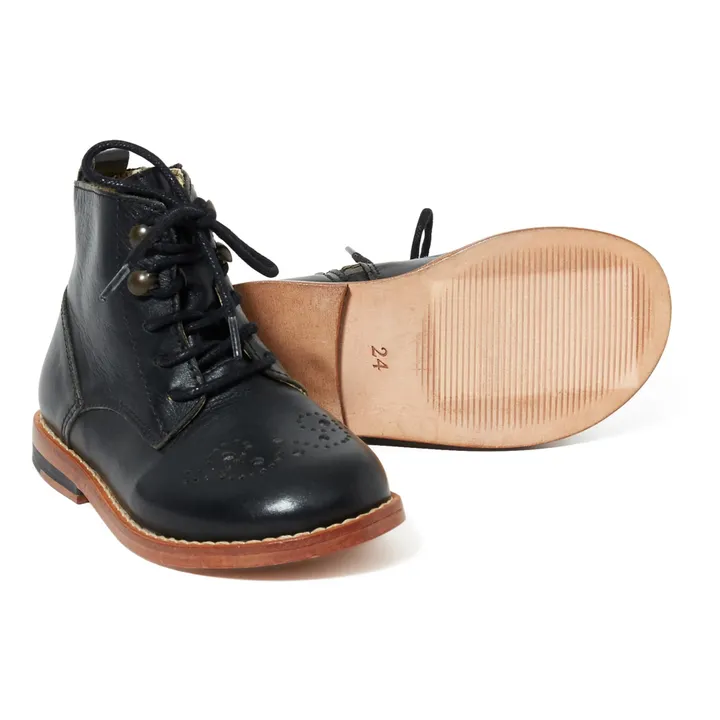 Young Soles Bottines Lacets Buster | Noir