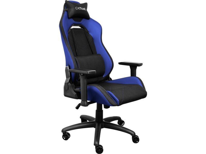 Trust Gaming-Stuhl GXT 714 Ruya Blau Komfortabler Premium-Gaming-Stuhl
