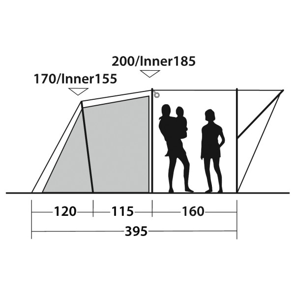 Outwell - Sky 4 - Tente 4 places