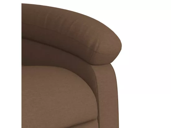 Fauteuil massant inclinable Marron Tissu